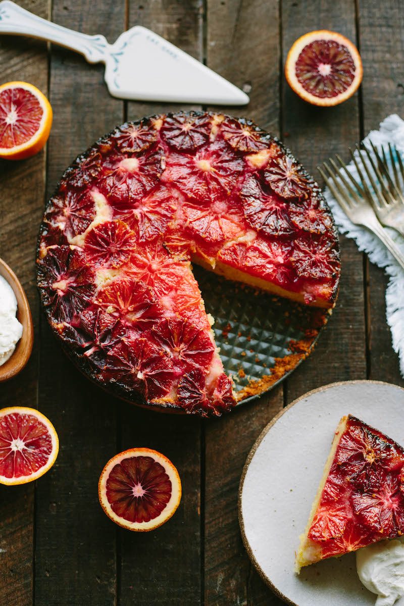 Blood Orange Almond Cake