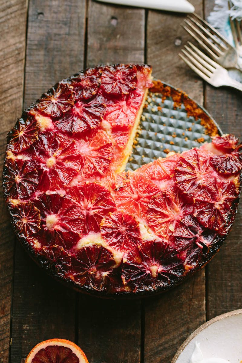 Blood Orange Almond Cake