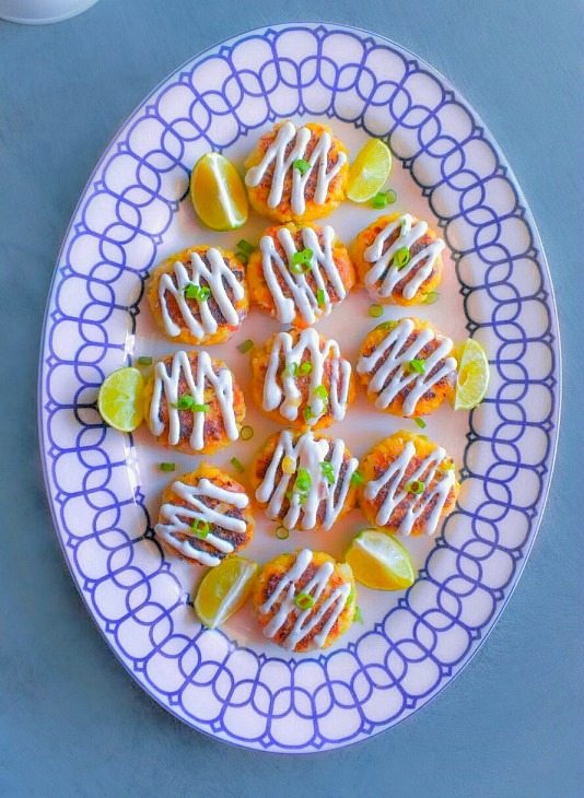 Mango Salsa and Crab Cakes