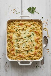 Alfredo Pasta Bake Recipe