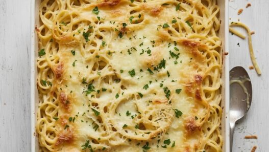 Alfredo Pasta Bake Recipe