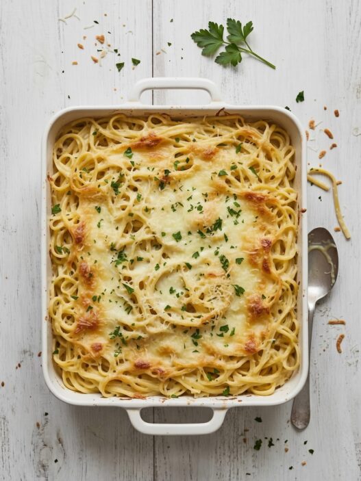 Alfredo Pasta Bake Recipe
