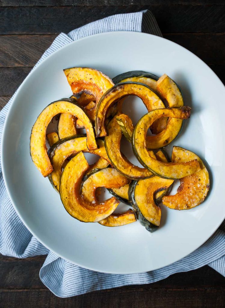 Cider and Maple Roasted Squash