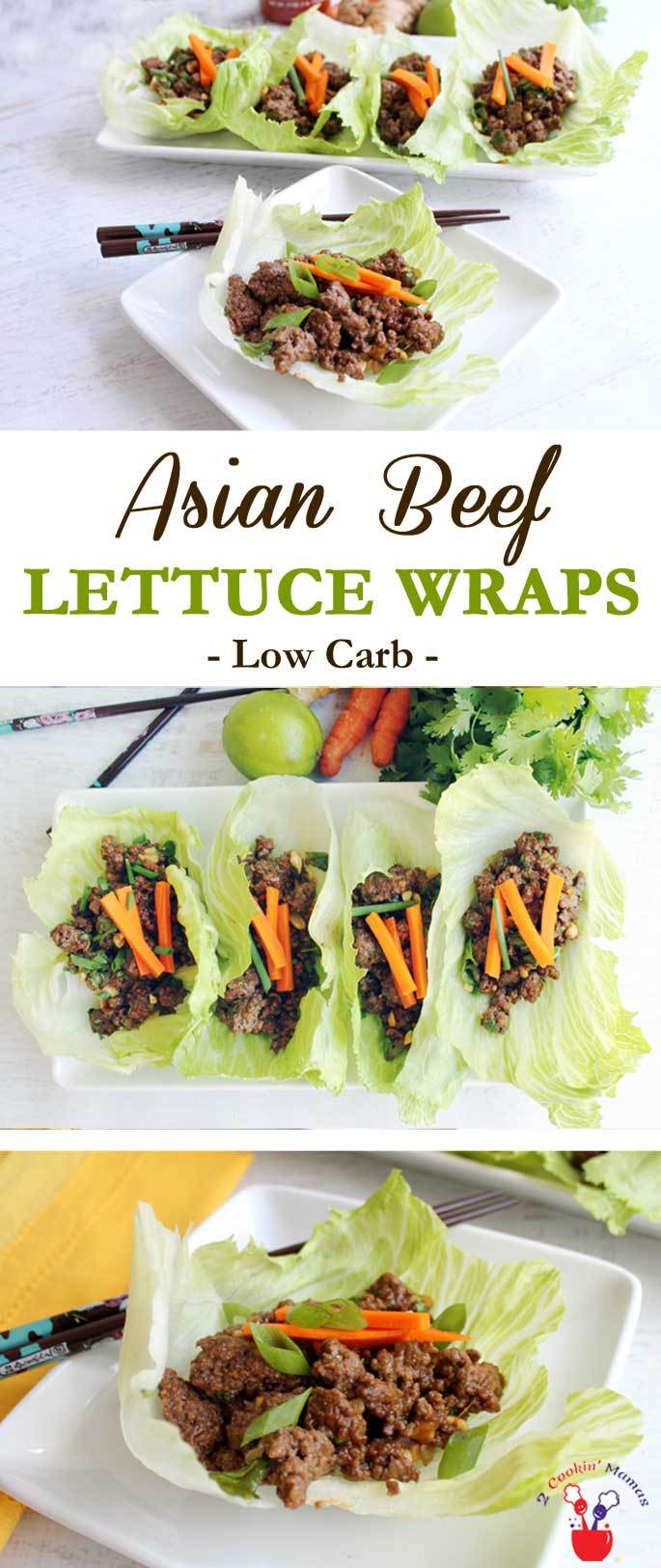 Sriracha and Soy Sauce Beef Lettuce Wraps