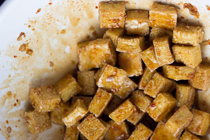 Crispy Korean Tofu