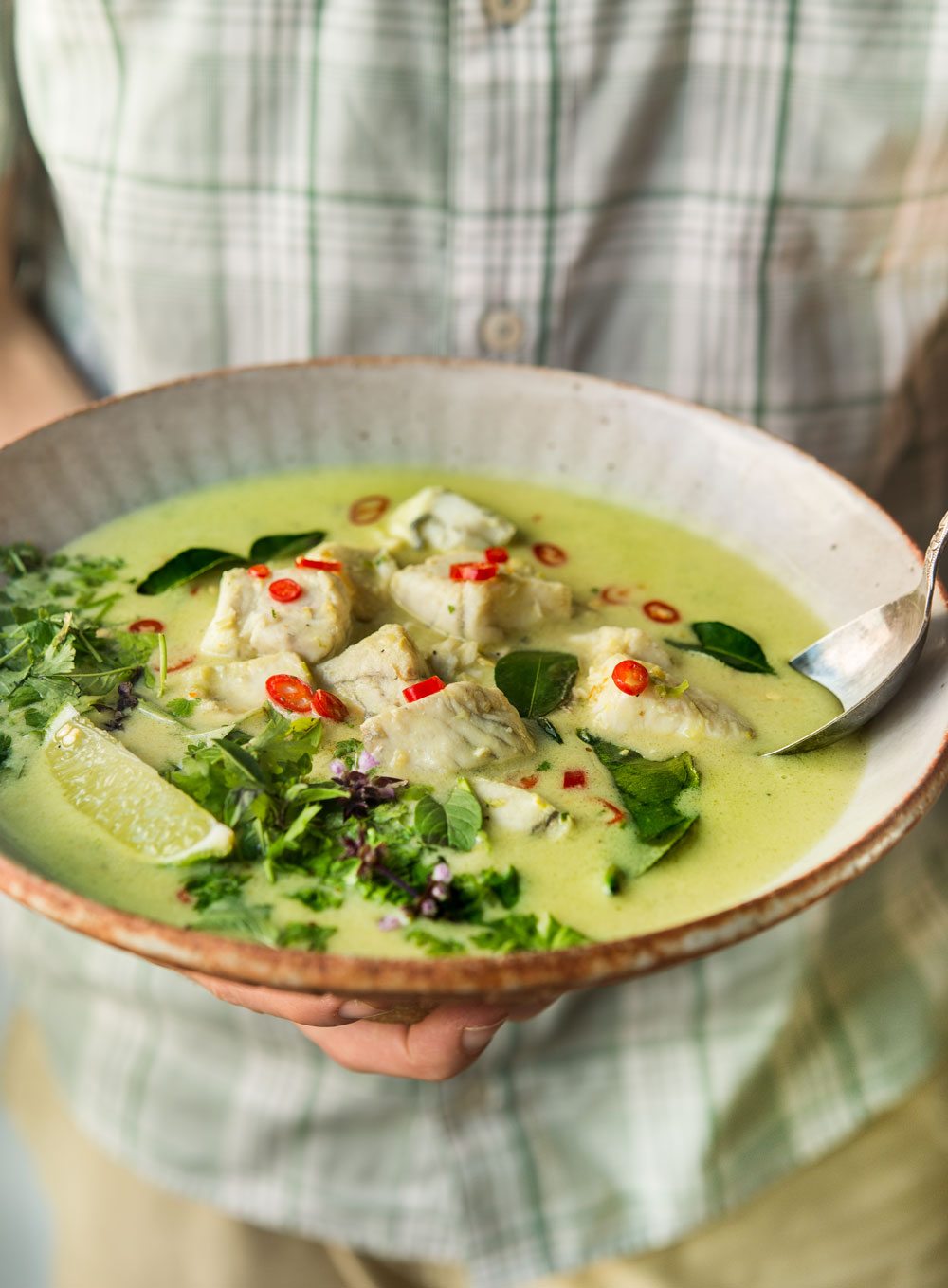 Thai Green Curry Fish Soup