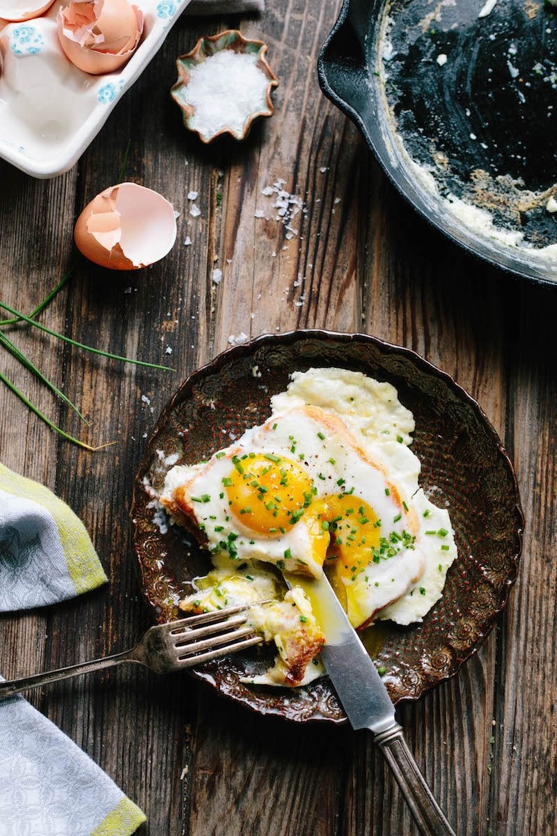 French Baked Eggs and Toast