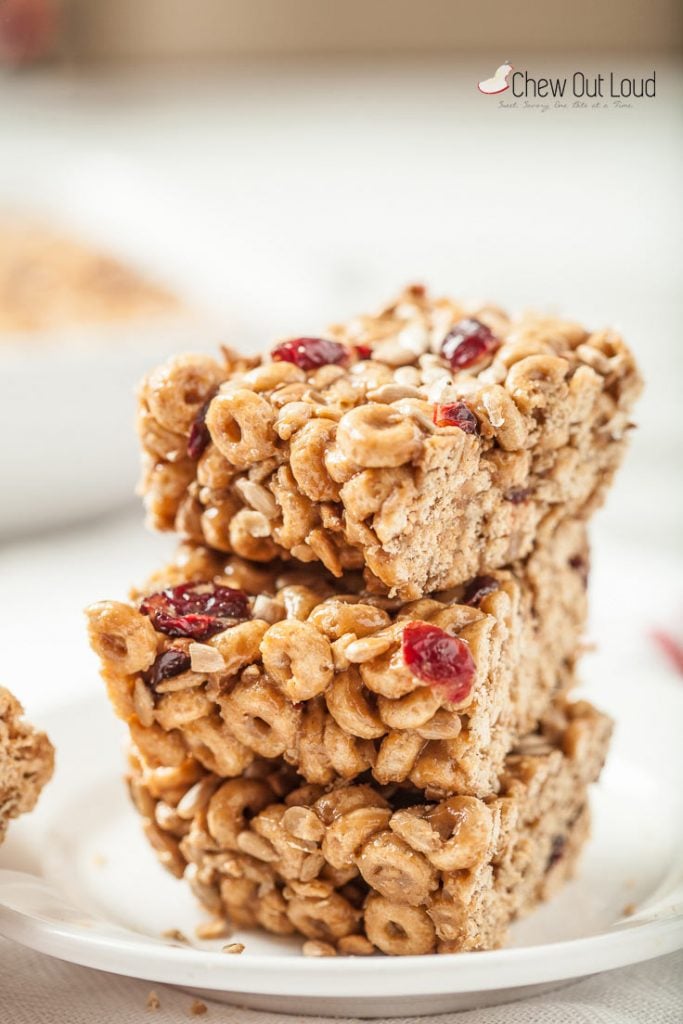 Sunflower Butter Cereal Bars