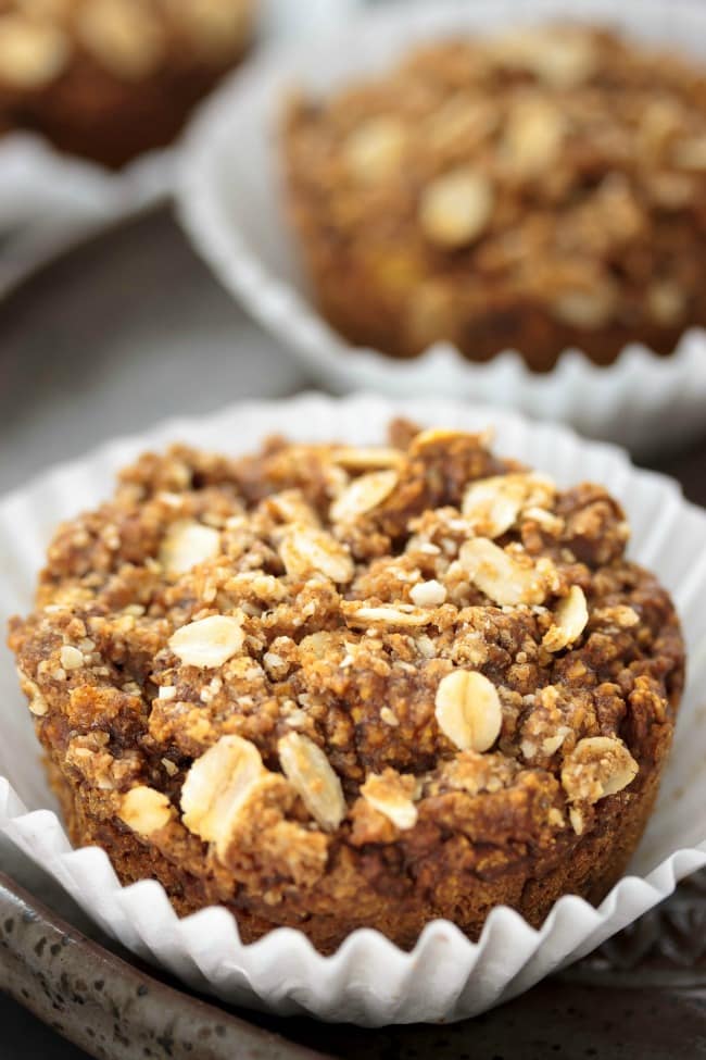 Vegan Pumpkin Streusel Muffins