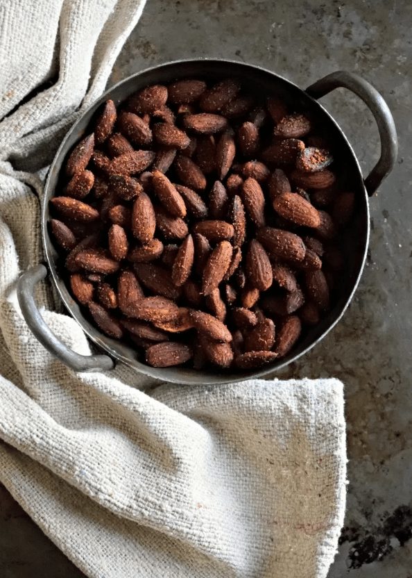 Chili Garlic Almonds