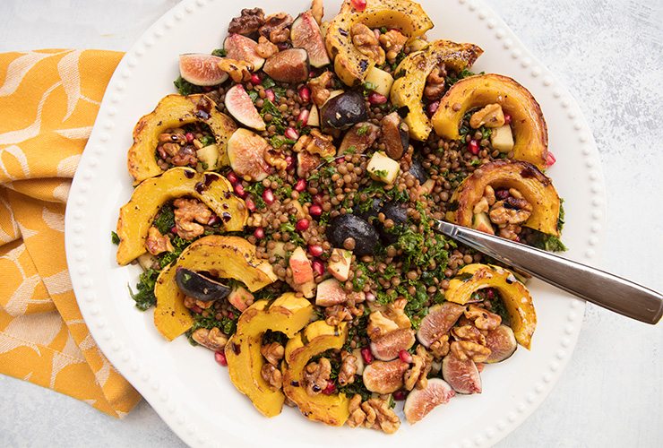 Lentil and Squash Harvest Salad