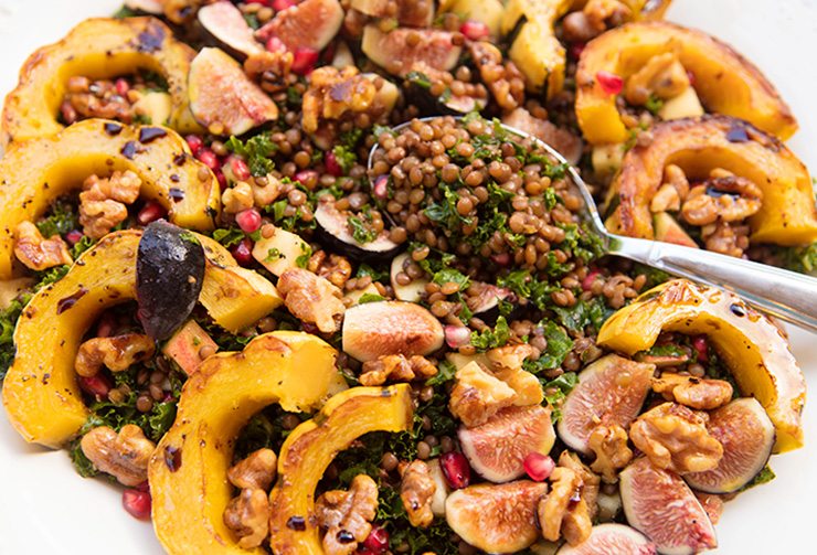 Lentil and Squash Harvest Salad