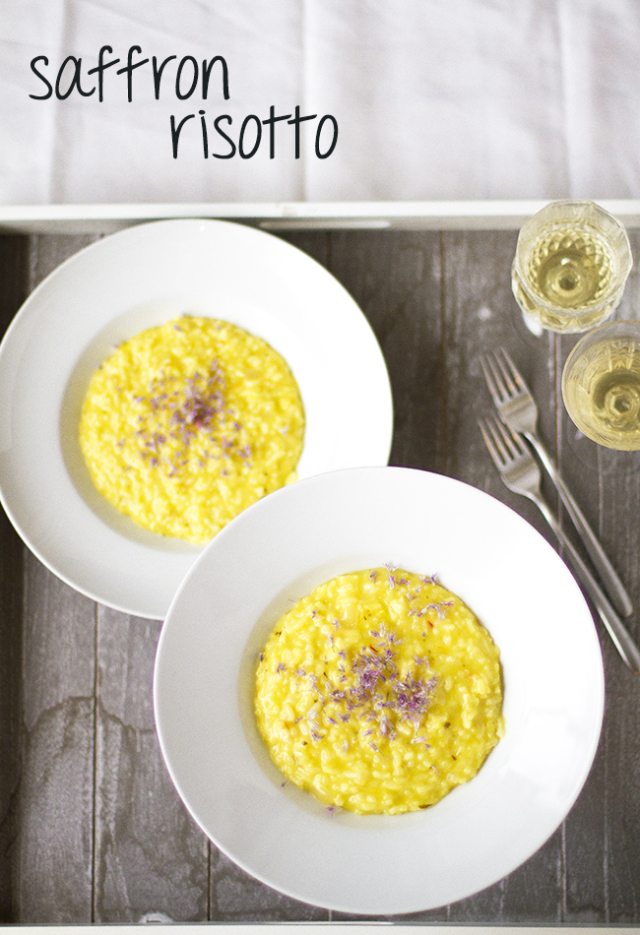 Simple Saffron Risotto