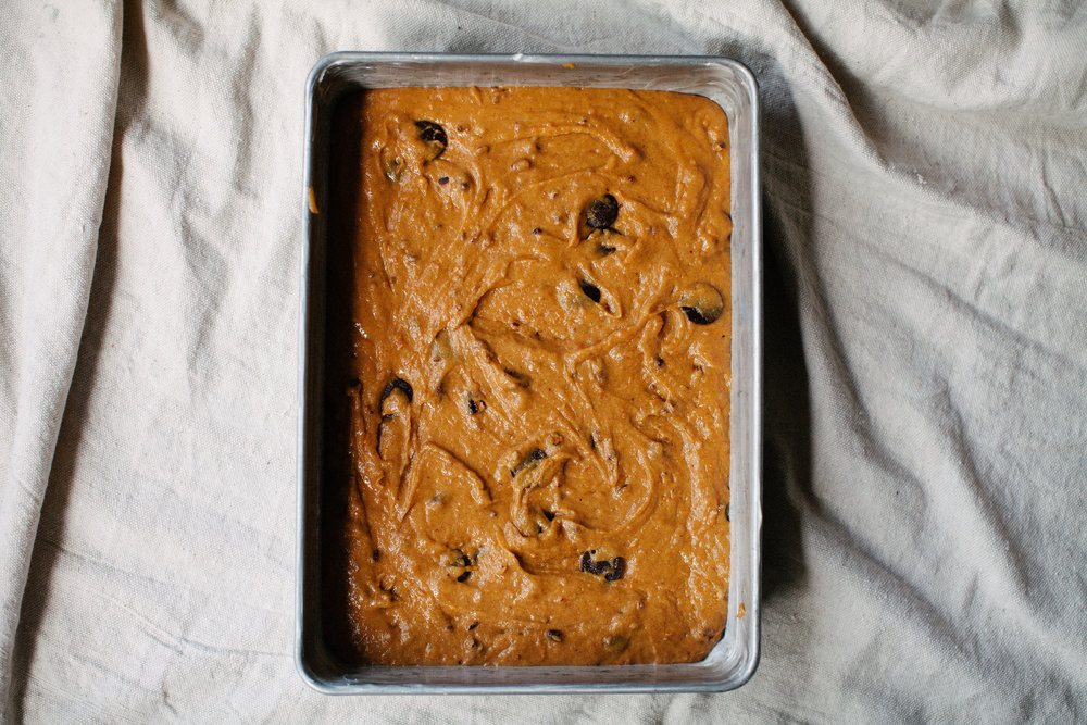 Chocolate Chip Sweet Potato Cake