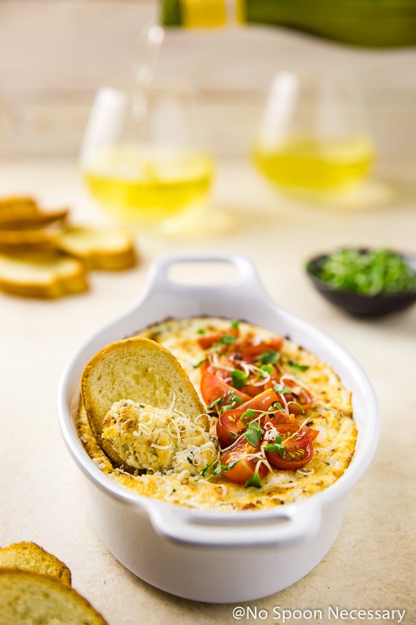 Perfect Appetizer with Chardonnay: Baked Sun-Dried Tomato and Goat Cheese Dip