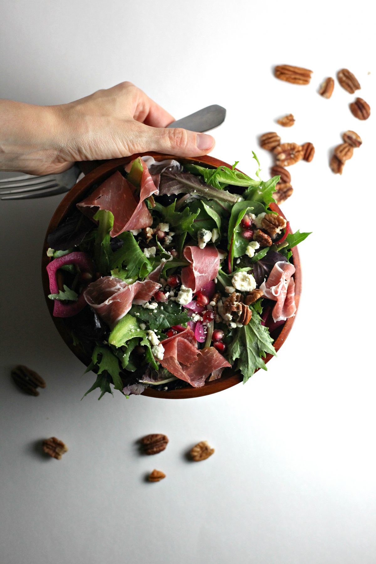 Prosciutto Salad and a Rosemary Vinaigrette