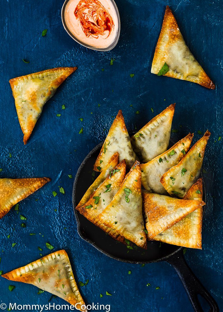 Mushroom and French Goat Cheese Triangles