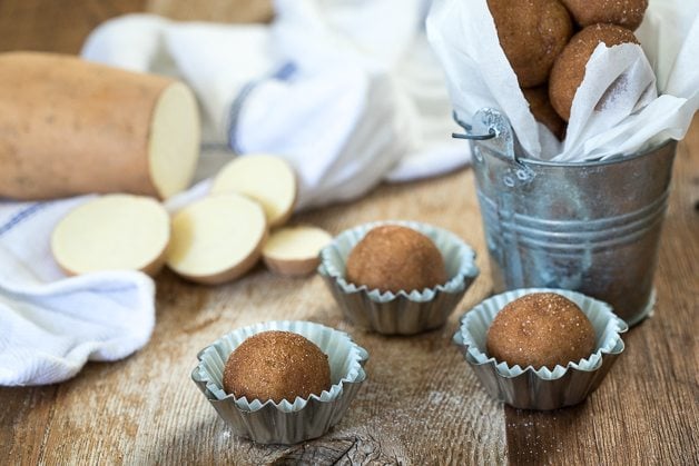 No-Bake Cinnamon Sugar Sweet Potato Pie Bites