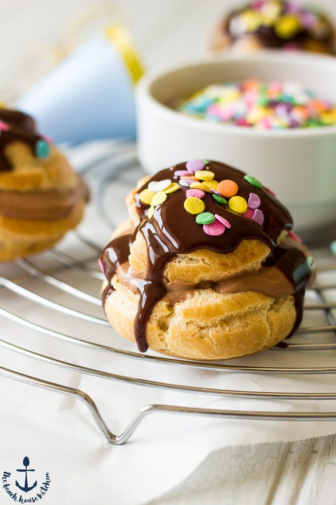 Nutella-Filled Cream Puffs