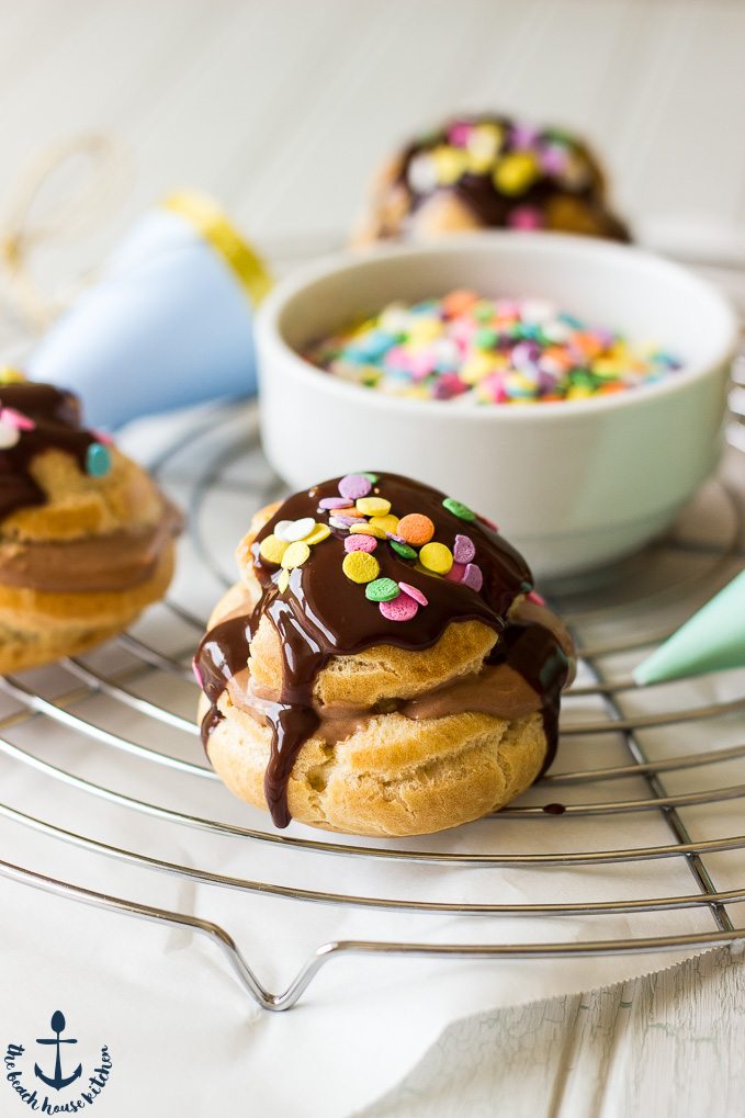 Nutella-Filled Cream Puffs