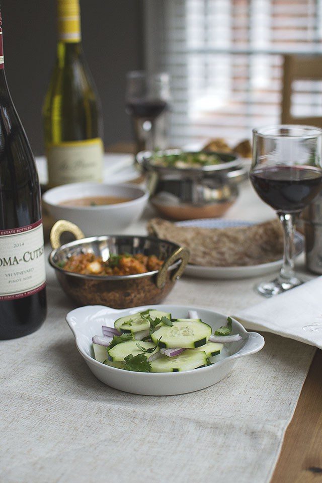 How to Host an Indian-Style Vegetarian Holiday Dinner Paired with Wine