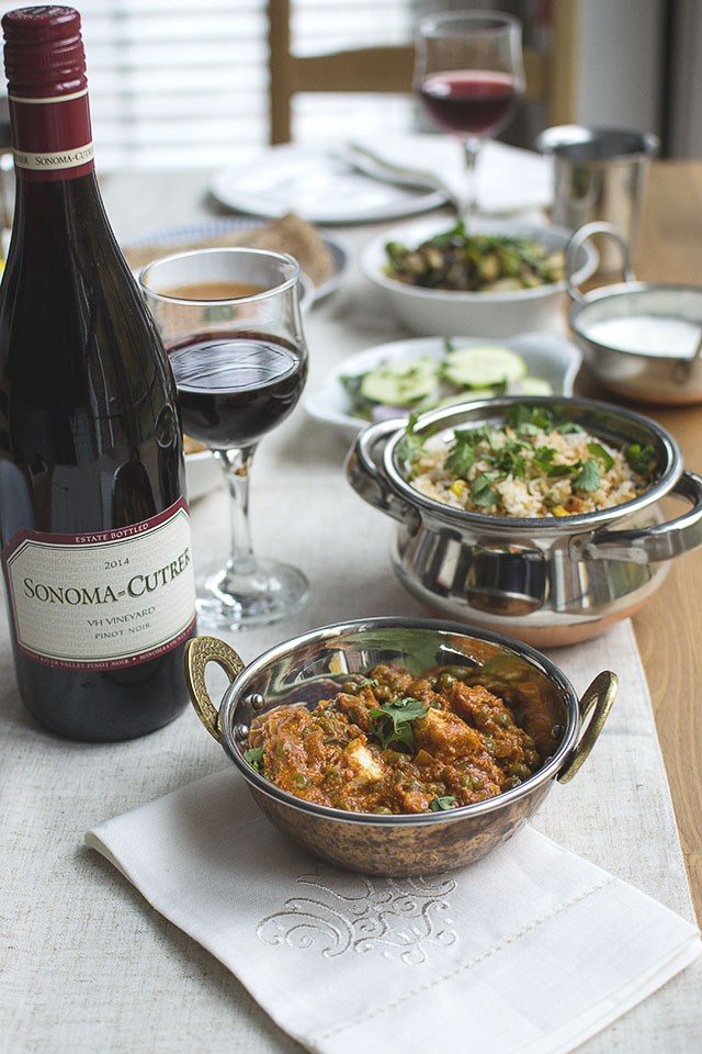 How to Host an Indian-Style Vegetarian Holiday Dinner Paired with Wine