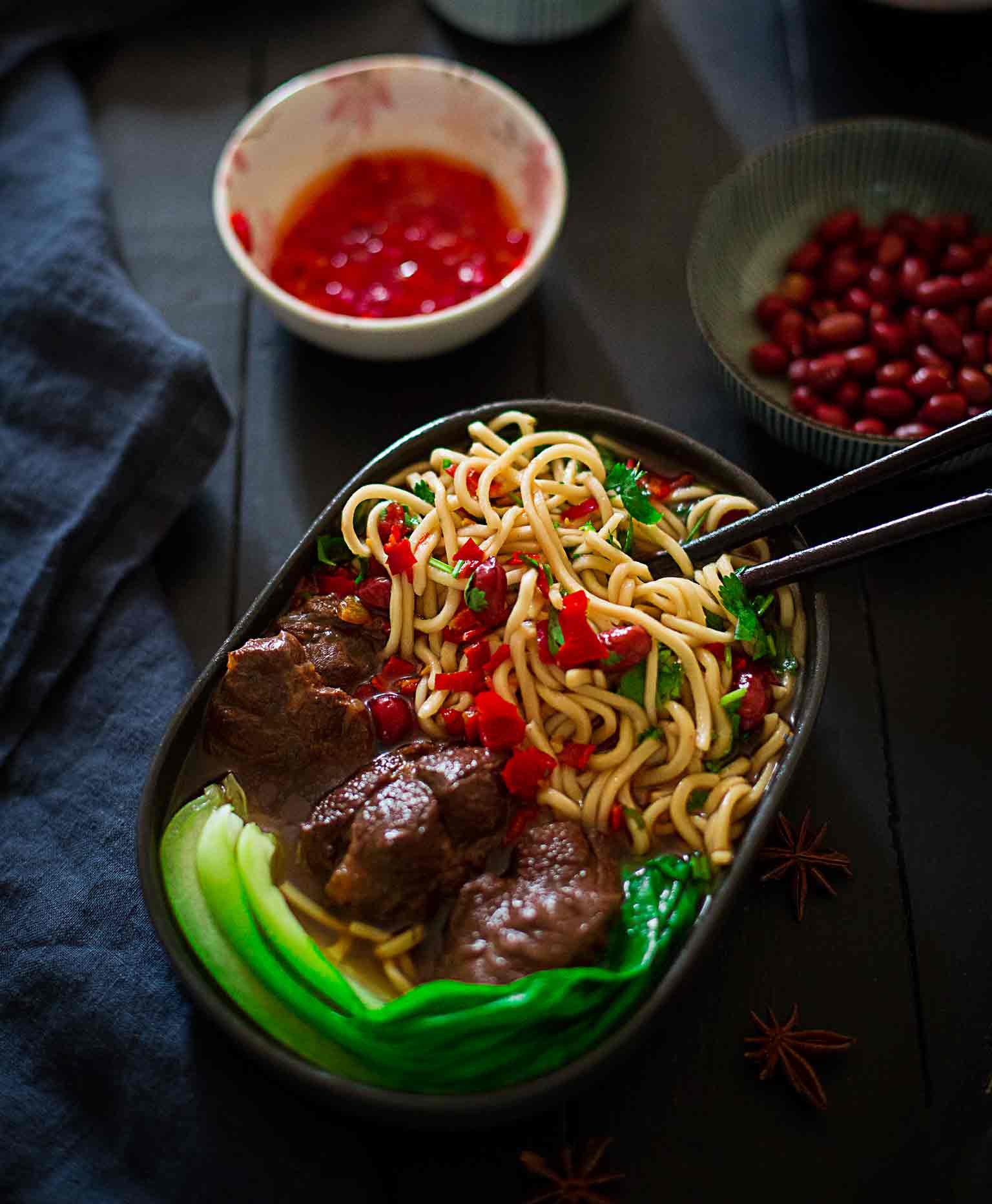 Cozy Oxtail and Beef Noodle Soup