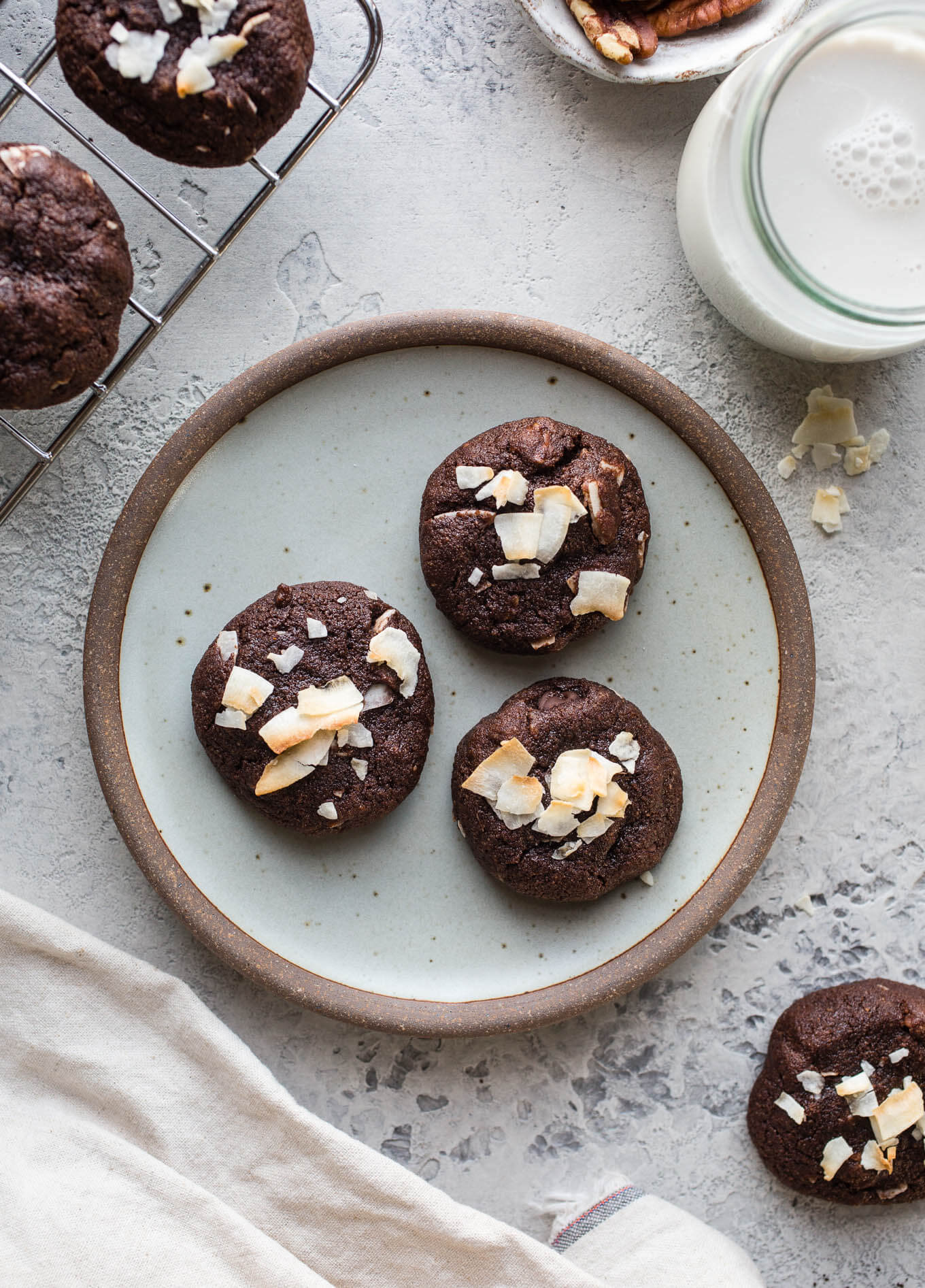 German Chocolate Cake Cookies