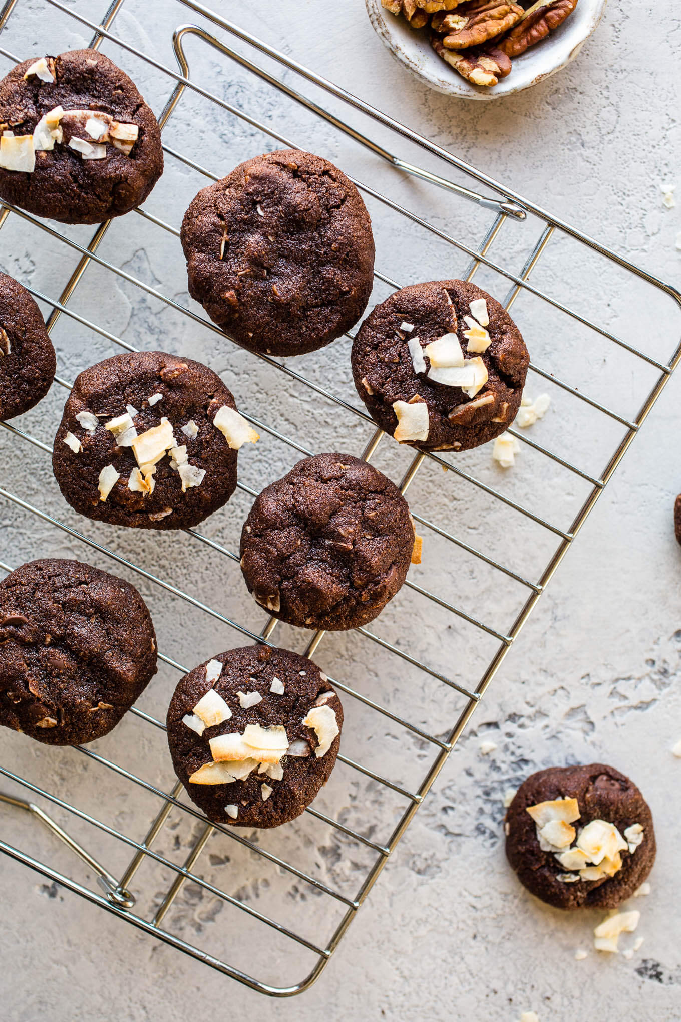 German Chocolate Cake Cookies