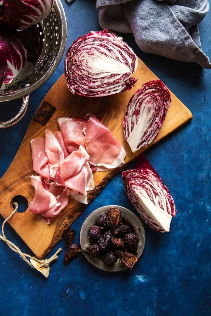 Prosciutto-Wrapped Radicchio with Balsamic Fig Glaze