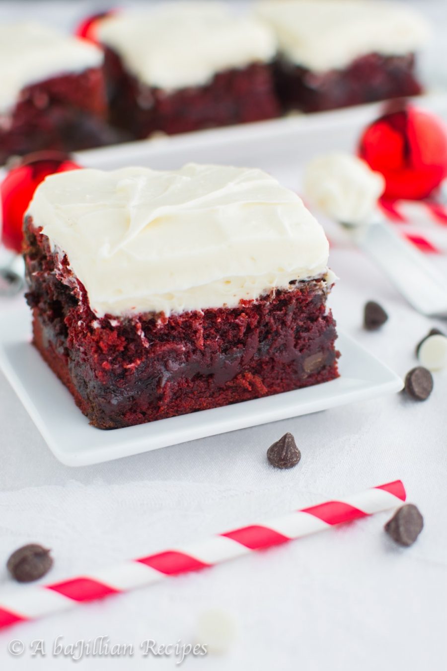 Red Velvet Brownie Fudge Cake