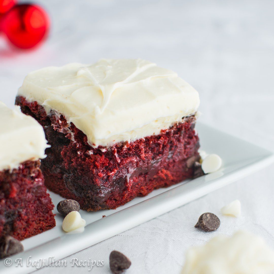 Red Velvet Brownie Fudge Cake