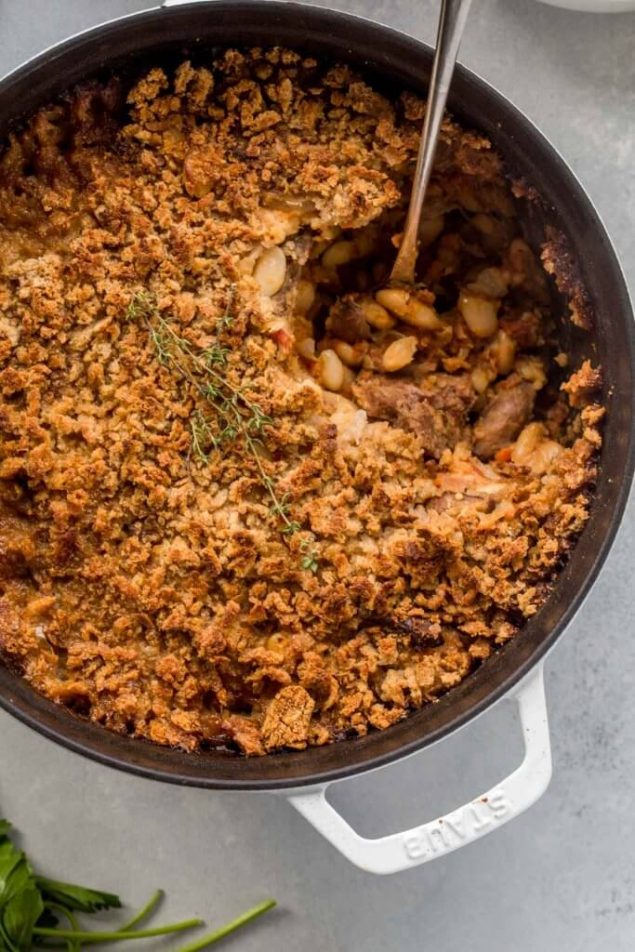 Fennel and Duck Cassoulet with Languedoc Wine