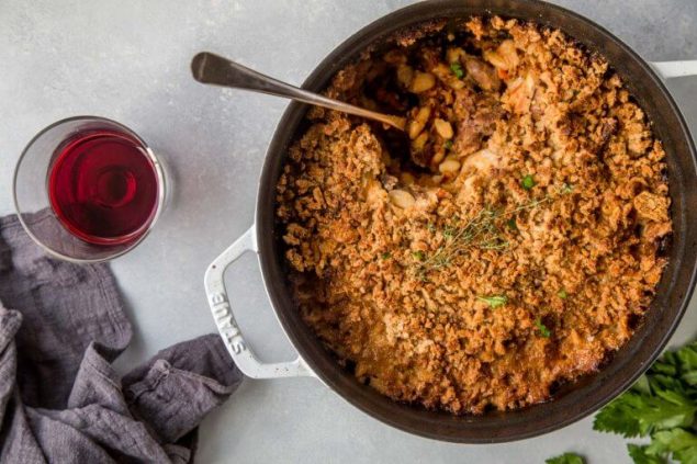 Fennel and Duck Cassoulet with Languedoc Wine