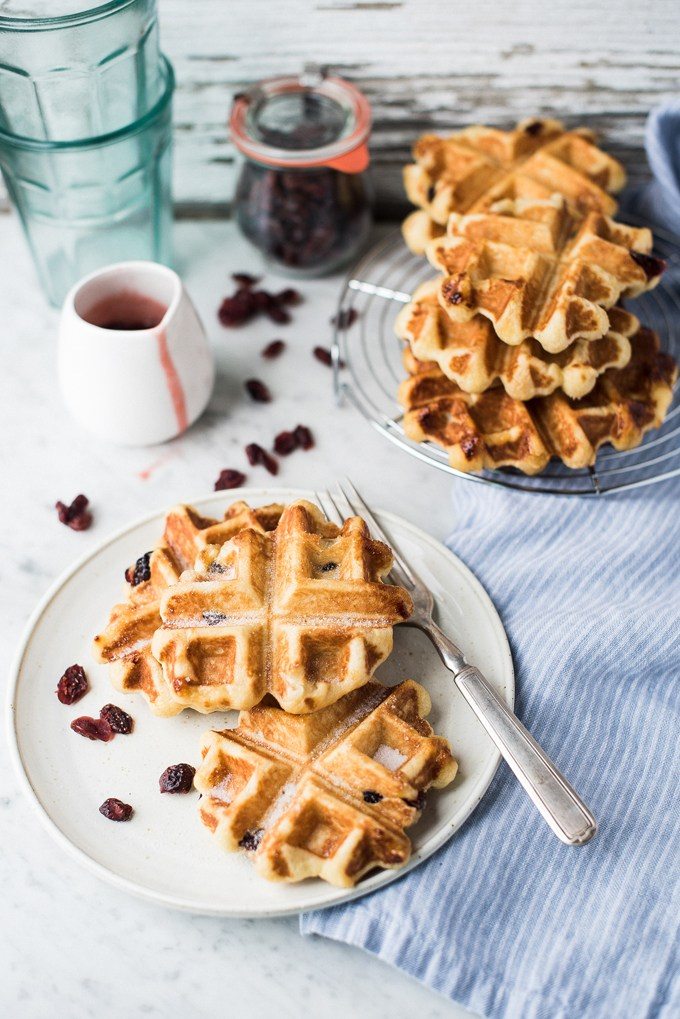 Belgian Liège Waffles (with pearl sugar)