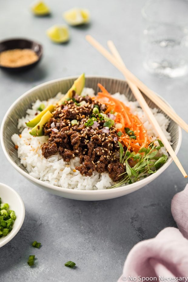 Stir-Fried Hoisin Beef Bowl