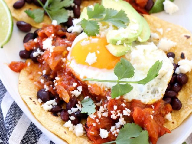 Huevos Rancheros with Spicy Tomato Jam