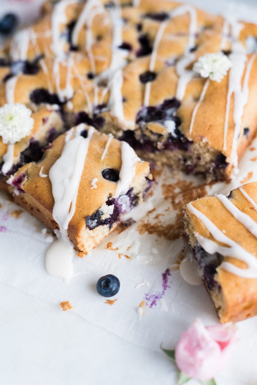 Easy Blueberry Snack Cake