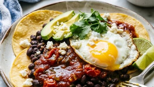 Mexican Breakfast Huevos Rancheros Tomato Jam