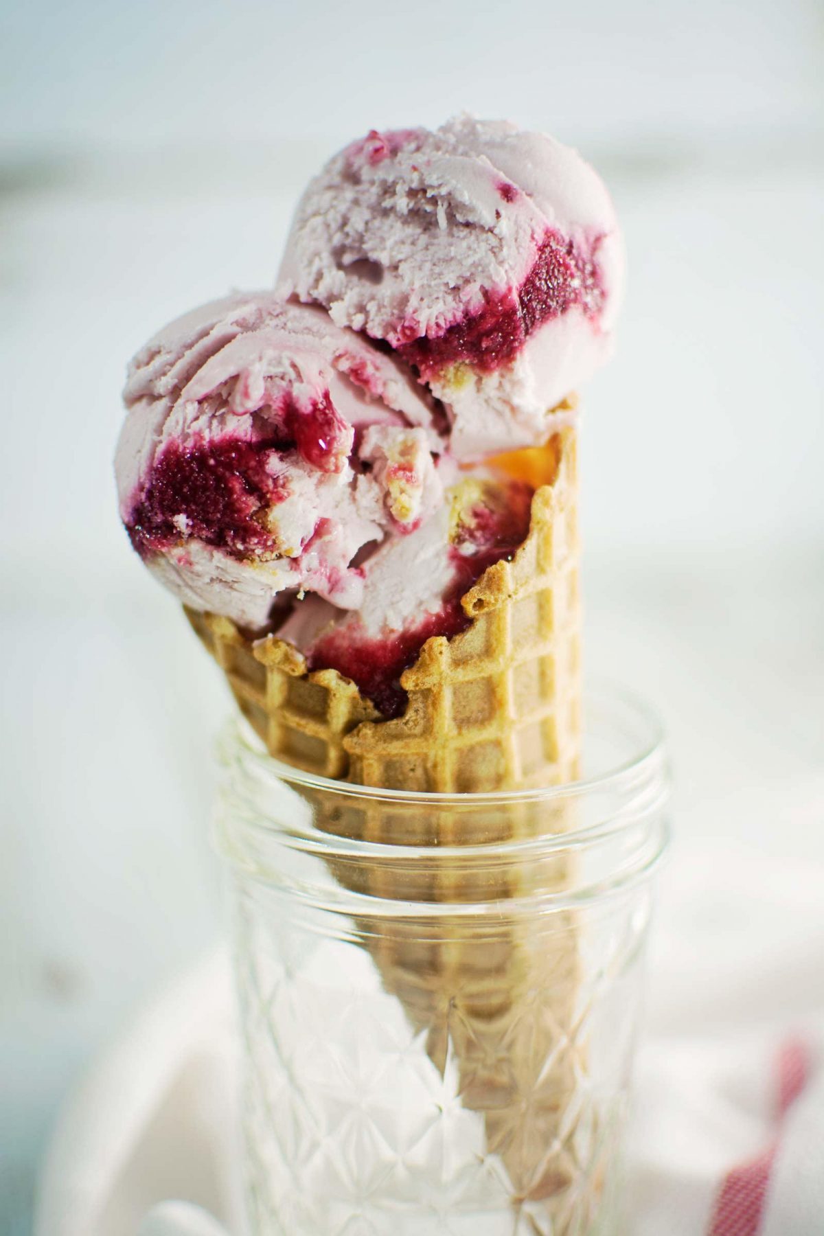 Raspberry Cheesecake Ice Cream