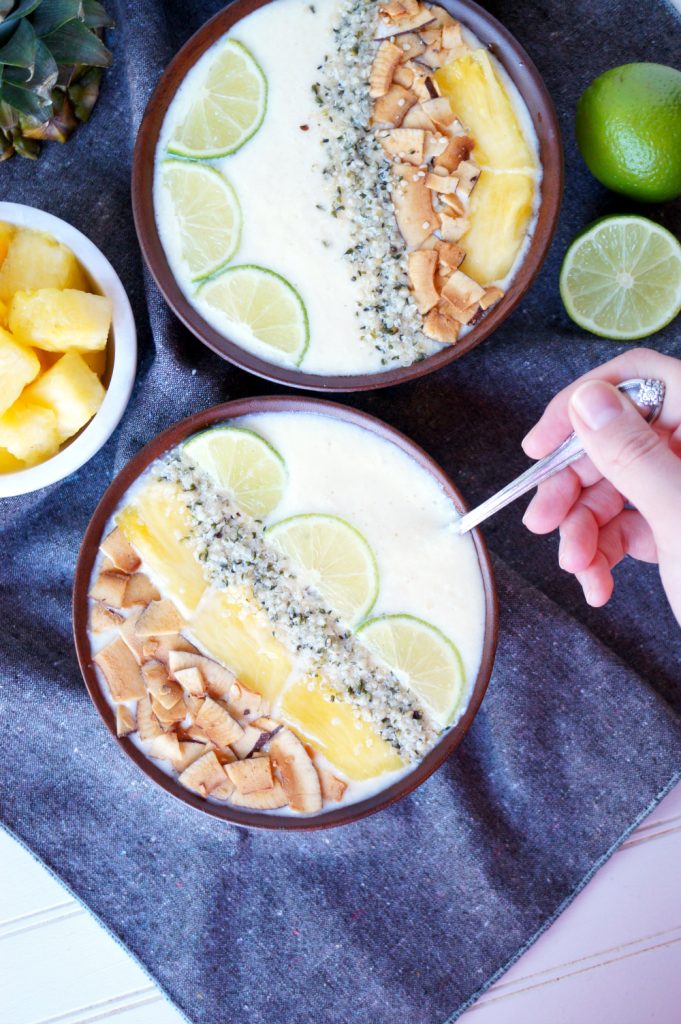 Tropical Piña Colada Smoothie Bowl