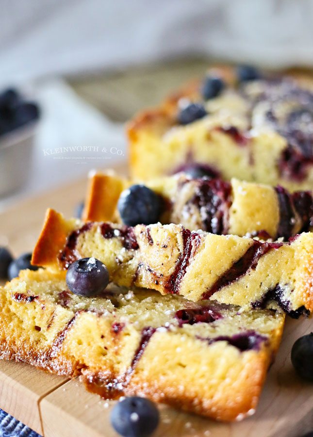 Blueberry Pound Cake
