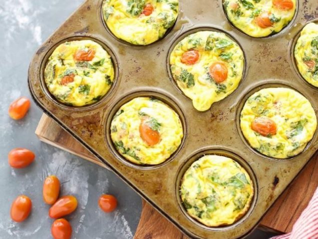 Tomato and Prosciutto Quiche Cups