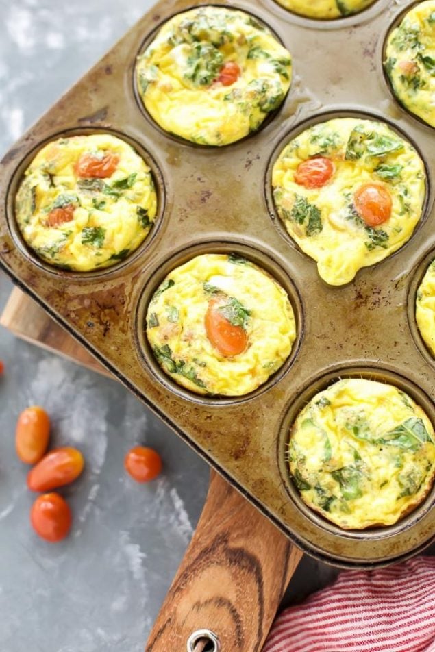 Tomato and Prosciutto Quiche Cups