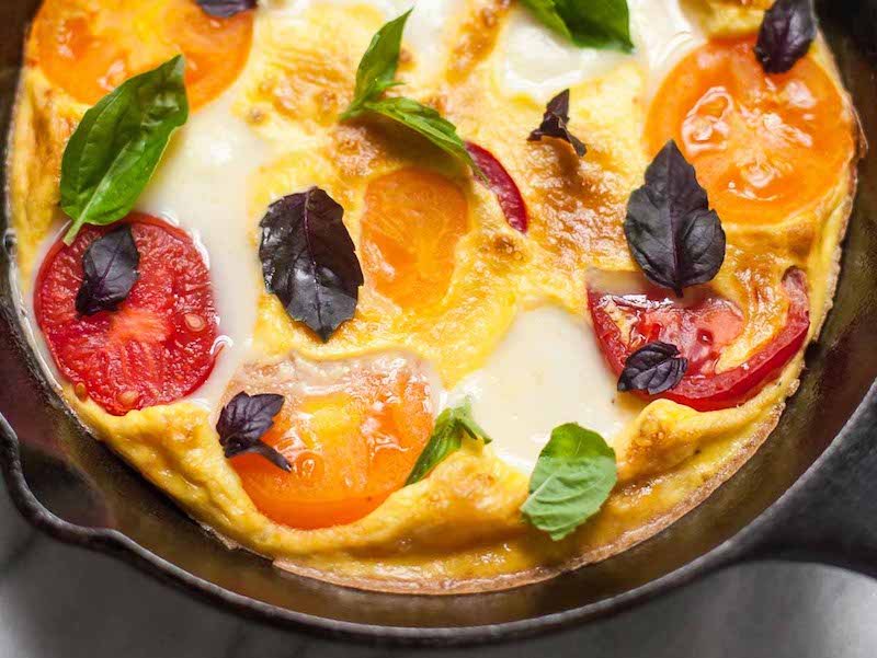 Easy Caprese Frittata