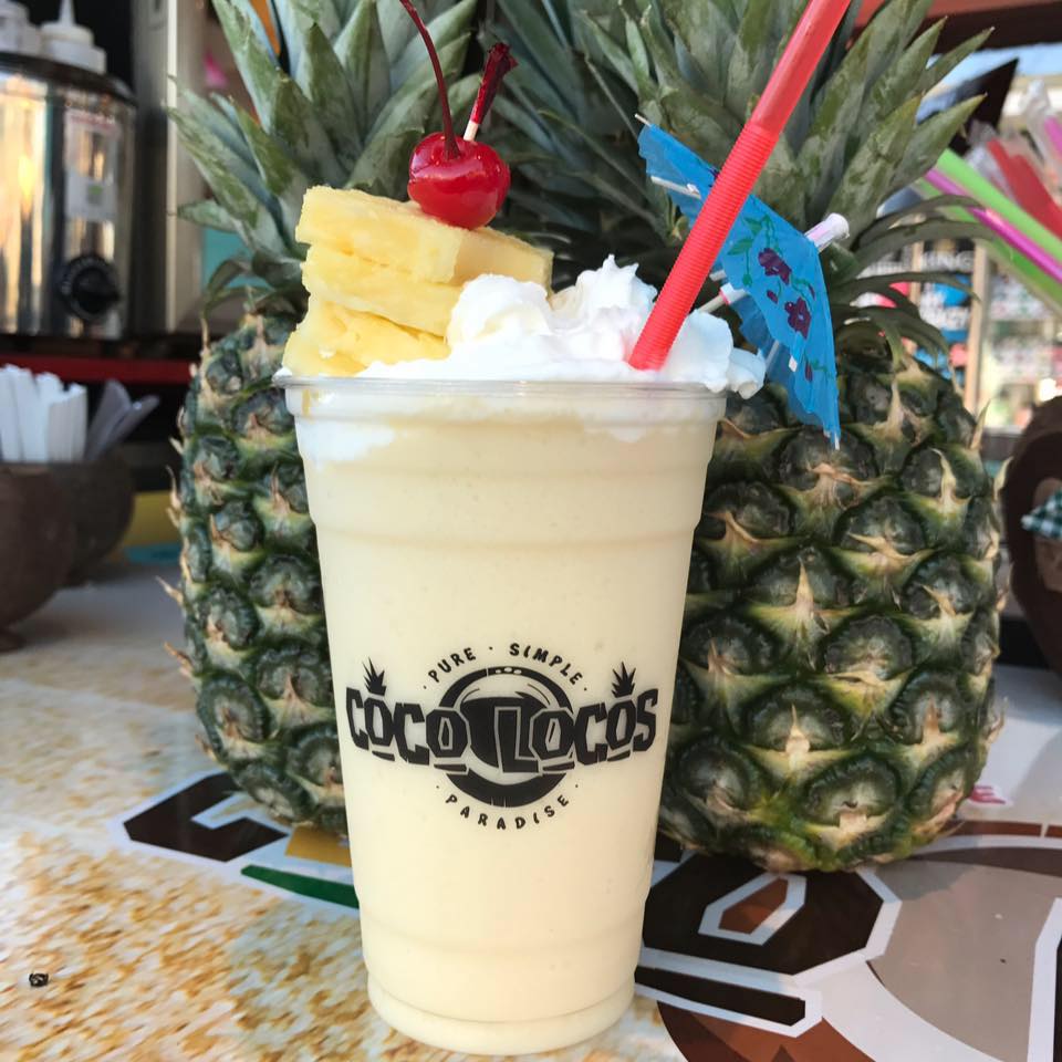 Pina Colada at Coco Locos, Panama City Desserts