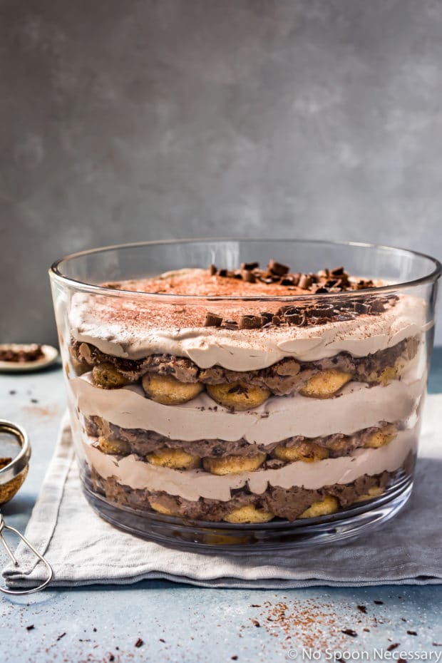 Easy Eggless Baileys Tiramisu Trifle Cups