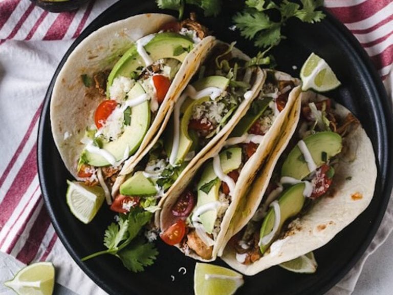 Easy Instant Pot Chicken Tacos