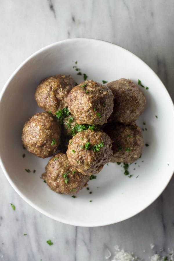 Italian Meatballs and Spaghetti Squash