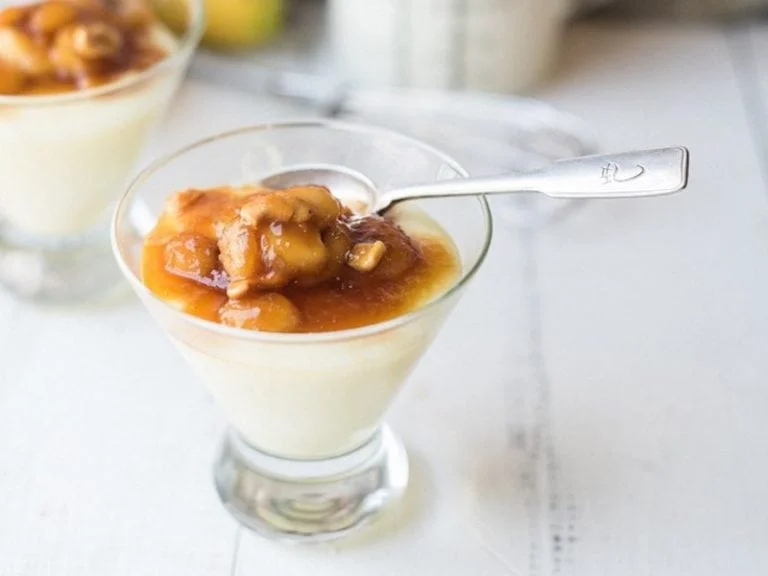 Salted Caramel and Banana Custard - Honest Cooking